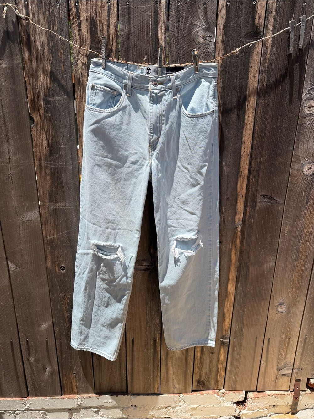 Levi's silver tab Light Blue Denim Jeans 94 baggy size 28